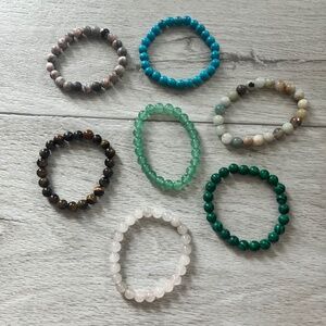 7 crystal bracelet bundle